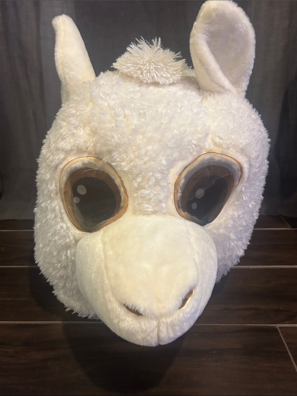 Dan Dee Cosplay HUGE Llama Head Costume Mascot Mask big Greeter Maskimal NWOT